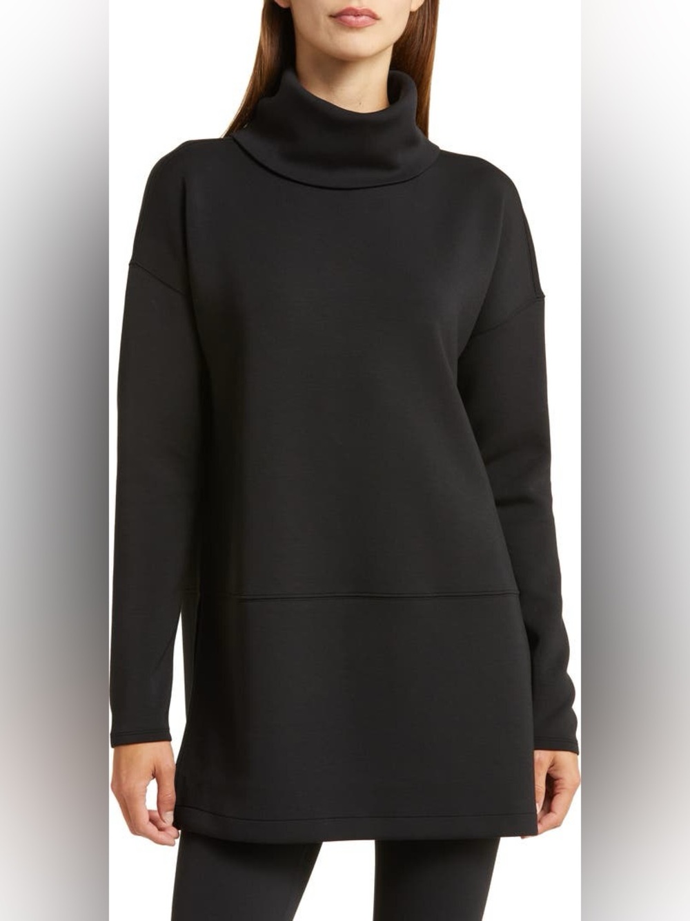 Spanx AirEssentials Turtleneck Tunic Size Medium Black